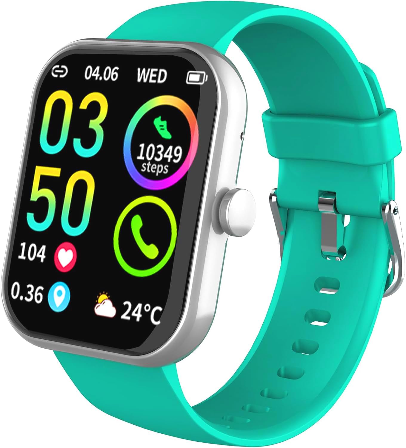 Reloj Inteligente Hombre Mujer, 2025 Nuevo Smartwatch 1.96" HD con Llamadas Bluetooth, Pulsómetro/Monitor de Sueño/Podómetro, 113+ Modos Deportivos, Impermeable IP68 Pulsera Actividad para iOS Android