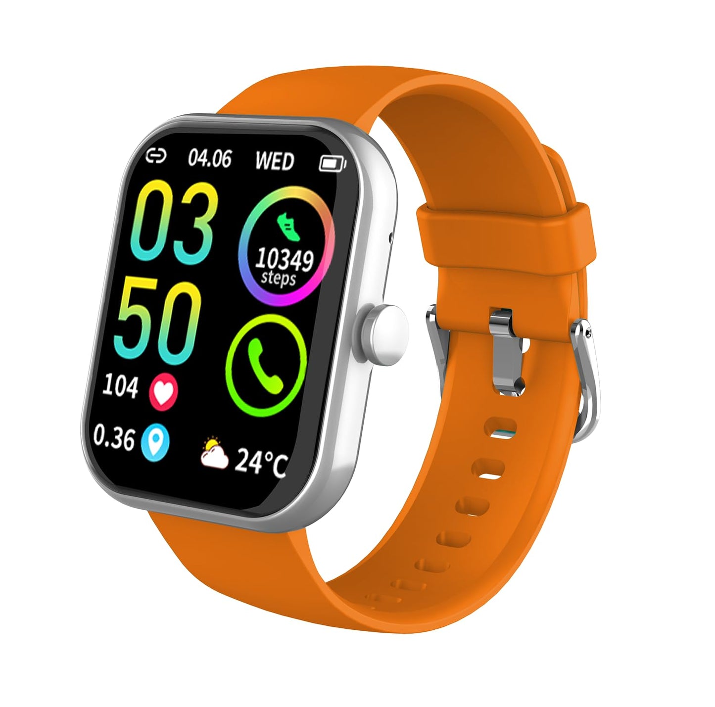 Reloj Inteligente Hombre Mujer, 2025 Nuevo Smartwatch 1.96" HD con Llamadas Bluetooth, Pulsómetro/Monitor de Sueño/Podómetro, 113+ Modos Deportivos, Impermeable IP68 Pulsera Actividad para iOS Android