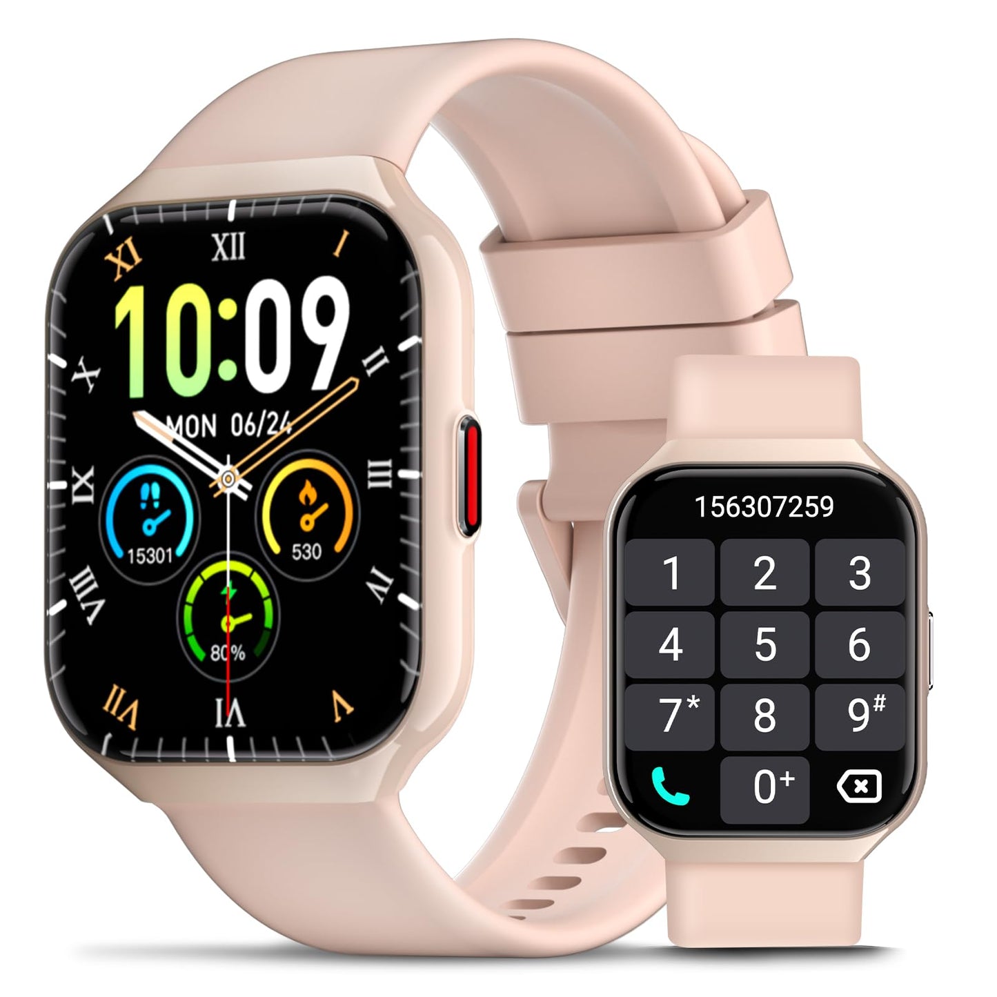 Reloj Inteligente Hombre Mujer con Llamadas Bluetooth, 1.96" HD Smartwatch Hombre con Pulsómetro/Monitor de Sueño, 113+ Deportivos Modos Fitness Tracker, IP68 Impermeable para Android iOS 2025