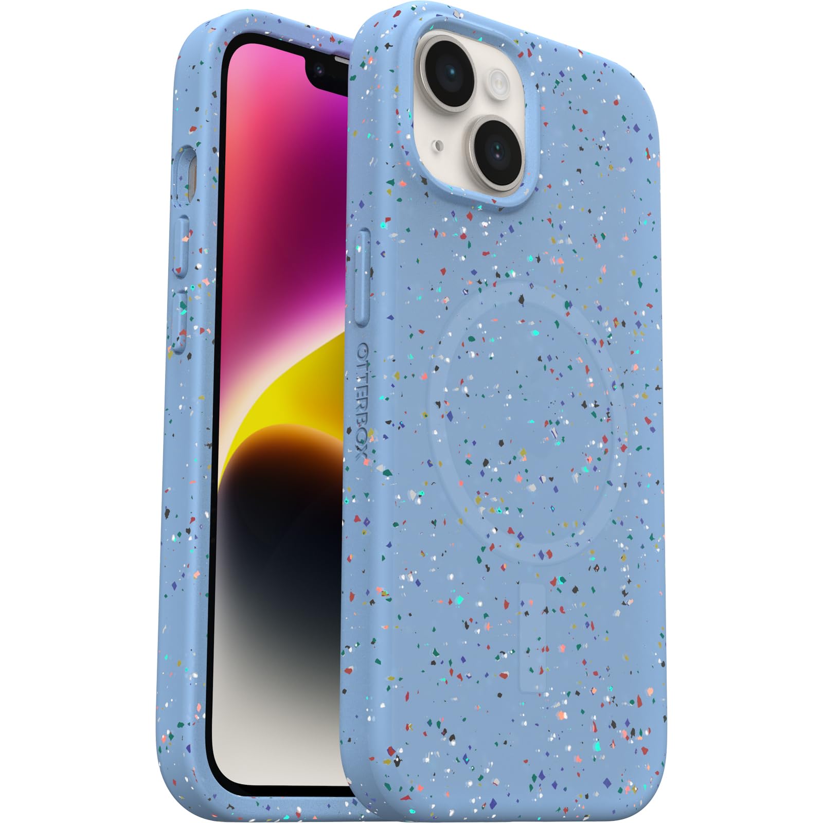 Otterbox Funda para iPhone 14 Plus Sustainable Case con MagSafe, a Prueba de Golpes y caídas, Ultra Fina, Funda Protectora, Shower